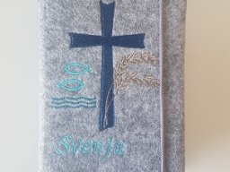 Kreuz - blau mit Ähre