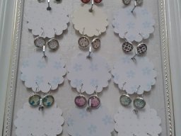 Cabochon Ohrstecker - Hänger